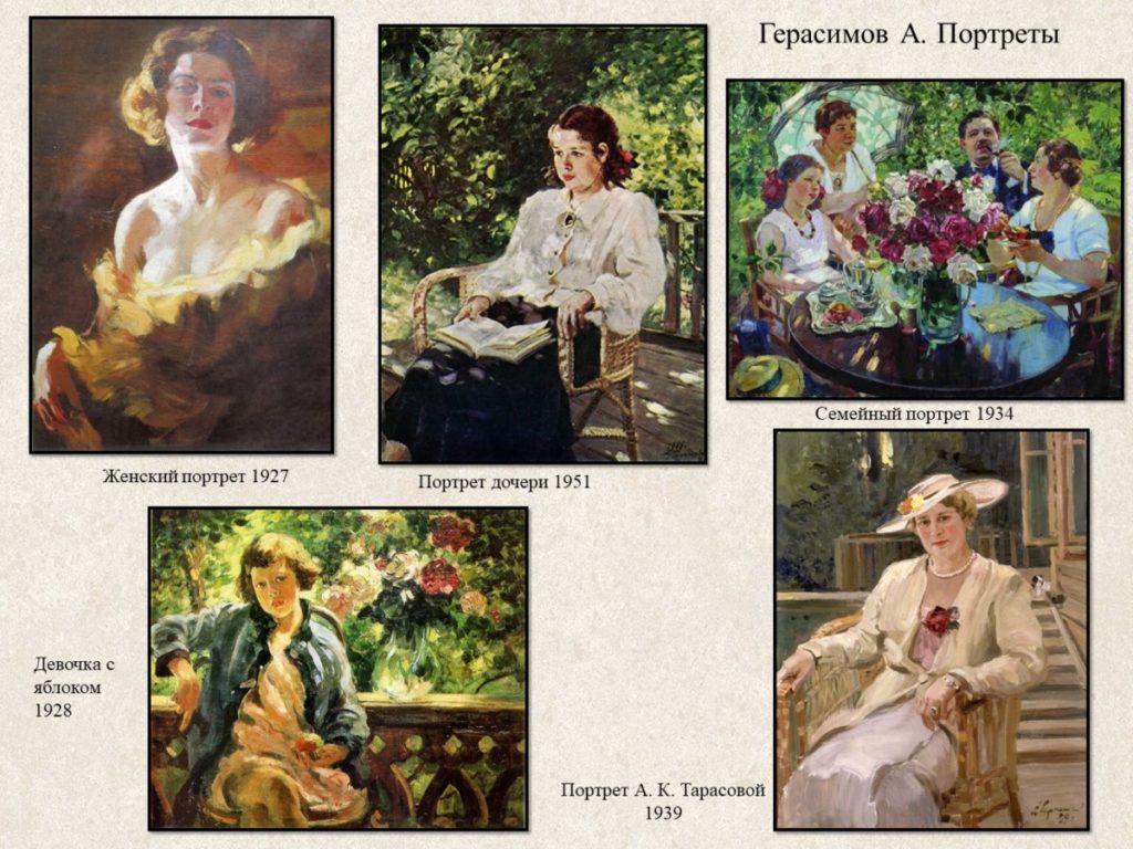 Герасимов А. Картины